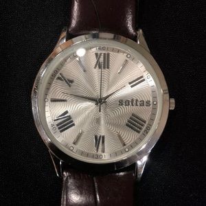 Sottas Watch Men’s Band New! Genuine Leather Band.